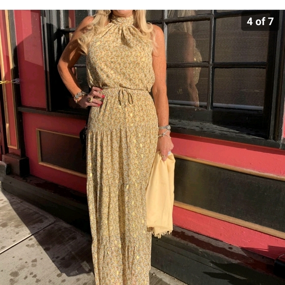 Bishop and young afterglow Romantic tie neck top - Picture 6 of 6